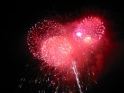 Fireworks near the Santa Barbara Pier